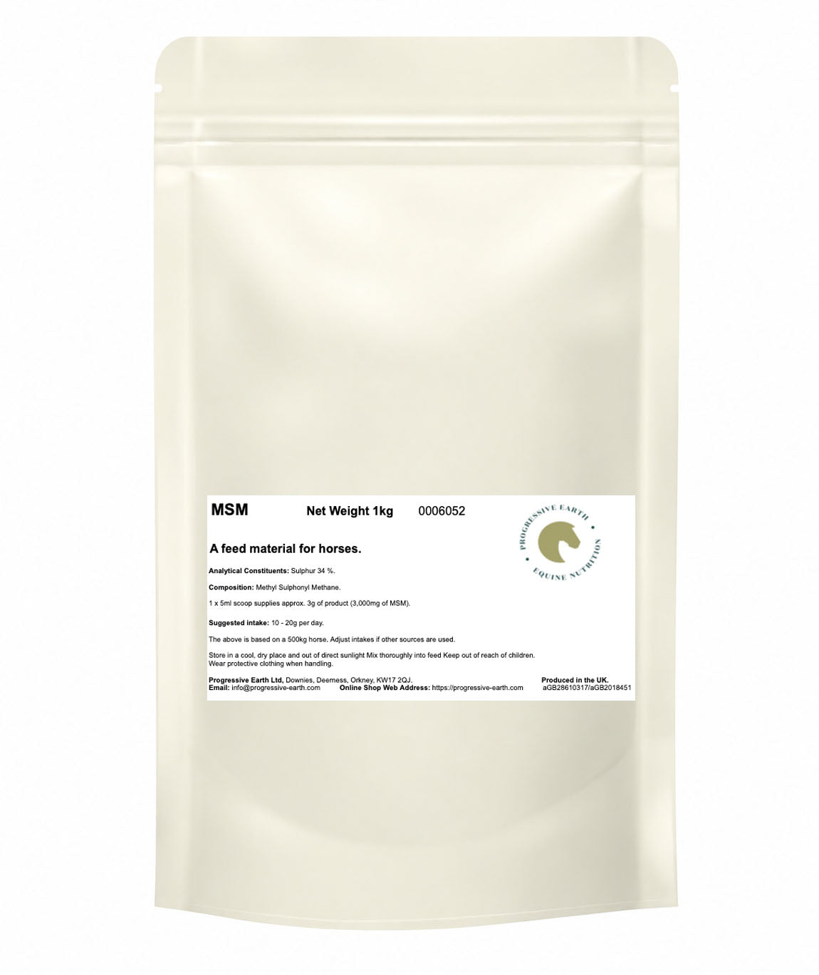 MSM (Methyl Sulphonyl Methane) | Bioavailable Sulphur for Horse Joints, Hooves & Coat