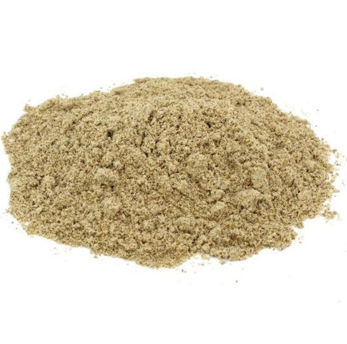 Milk-Thistle-Powder on a white background