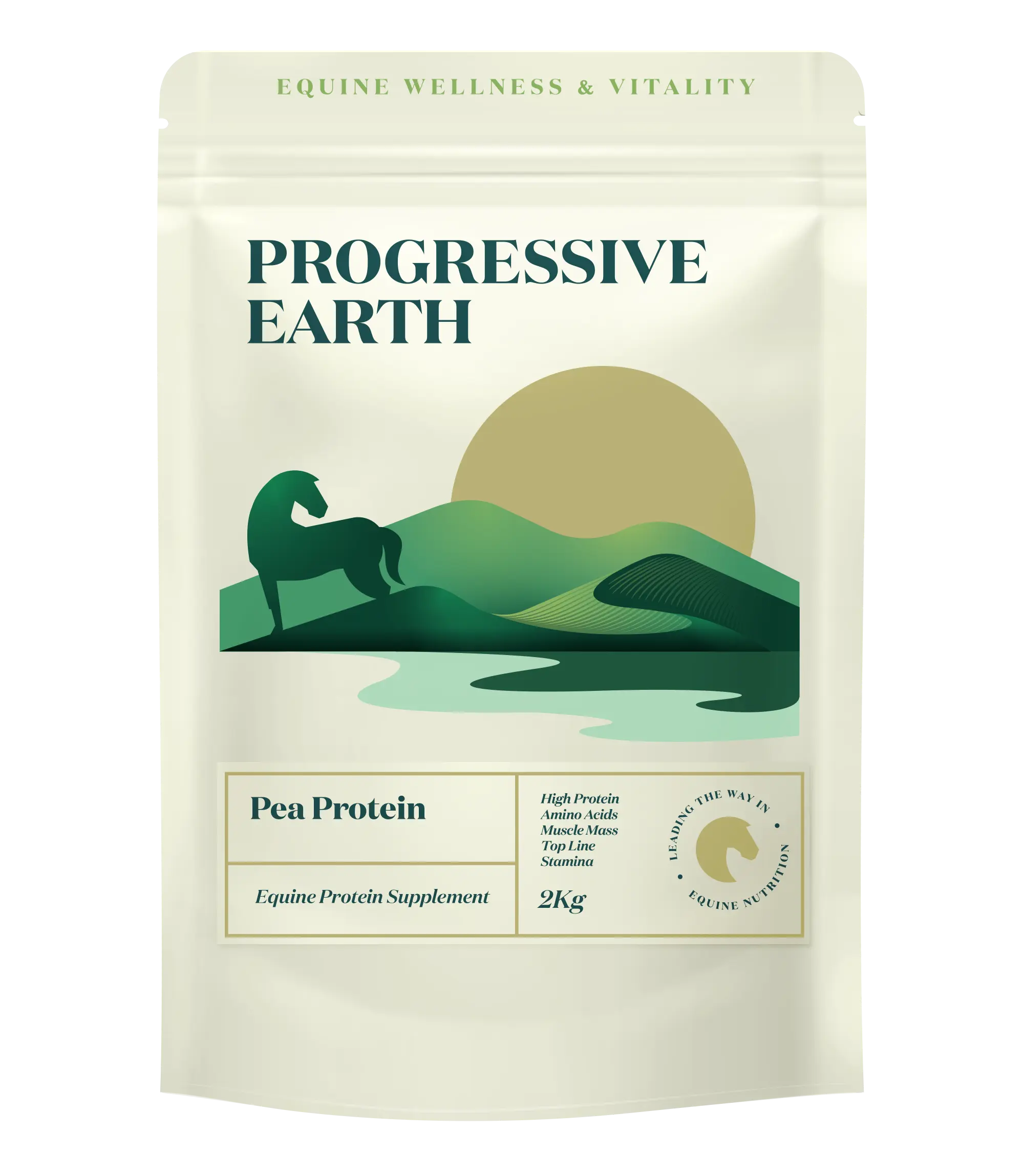 Pea Protein Isolate 80% | Natural Horse Protein Supplement | Low Sugar & Starch 0.5% | BCAAs