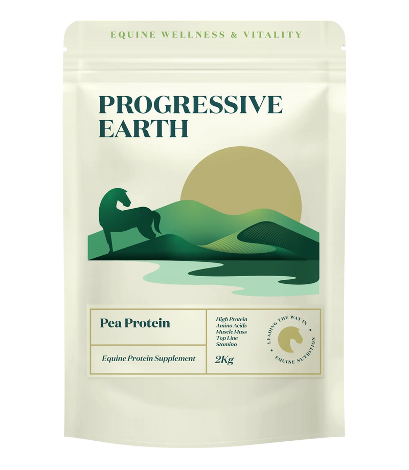 Pea Protein Isolate 80% | Natural Horse Protein Supplement | Low Sugar & Starch 0.5% | BCAAs