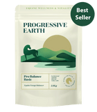 Progressive Earth equine supplement package with a scenic design and 'Best Seller' label.