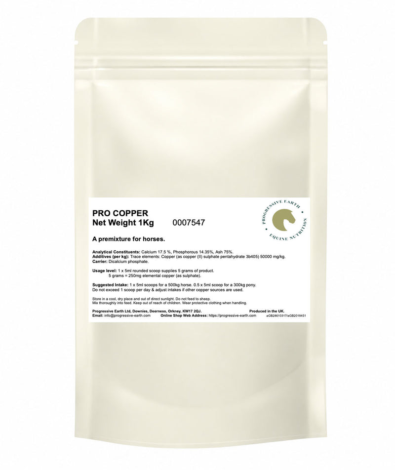 Pro Copper | 250mg Elemental Copper per Serving | Equine Hoof, Coat & Joint Support