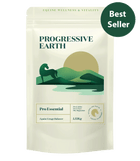 Progressive Earth product packaging with scenic design and 'Best Seller' label.