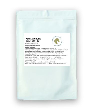 Psyllium Husk | Natural Soluble Fibre for Horses | Digestive Tract Support