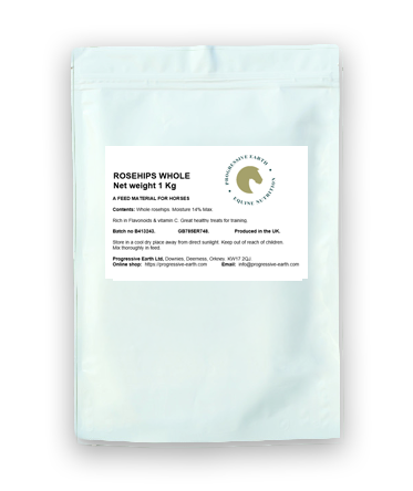 Rosehips Whole | Natural Vitamin C & Antioxidant Herb for Horses | Training Treat & General Tonic