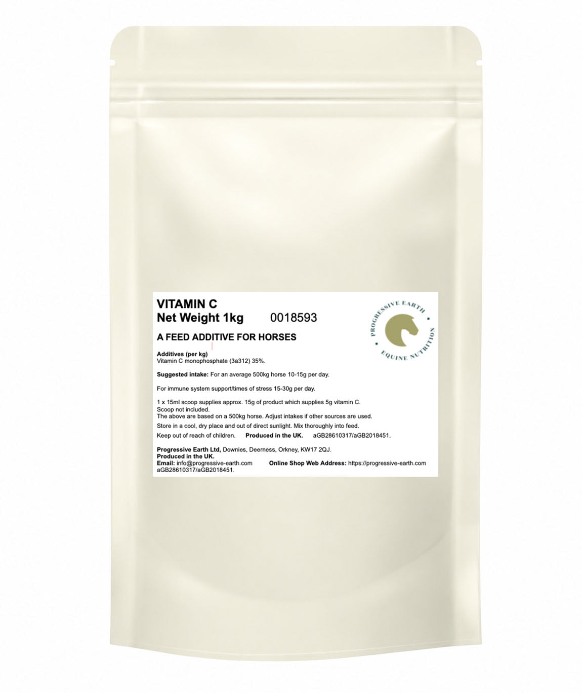 Vitamin C (Monophosphate) | Highly Absorbable Horse Vitamin C Supplement