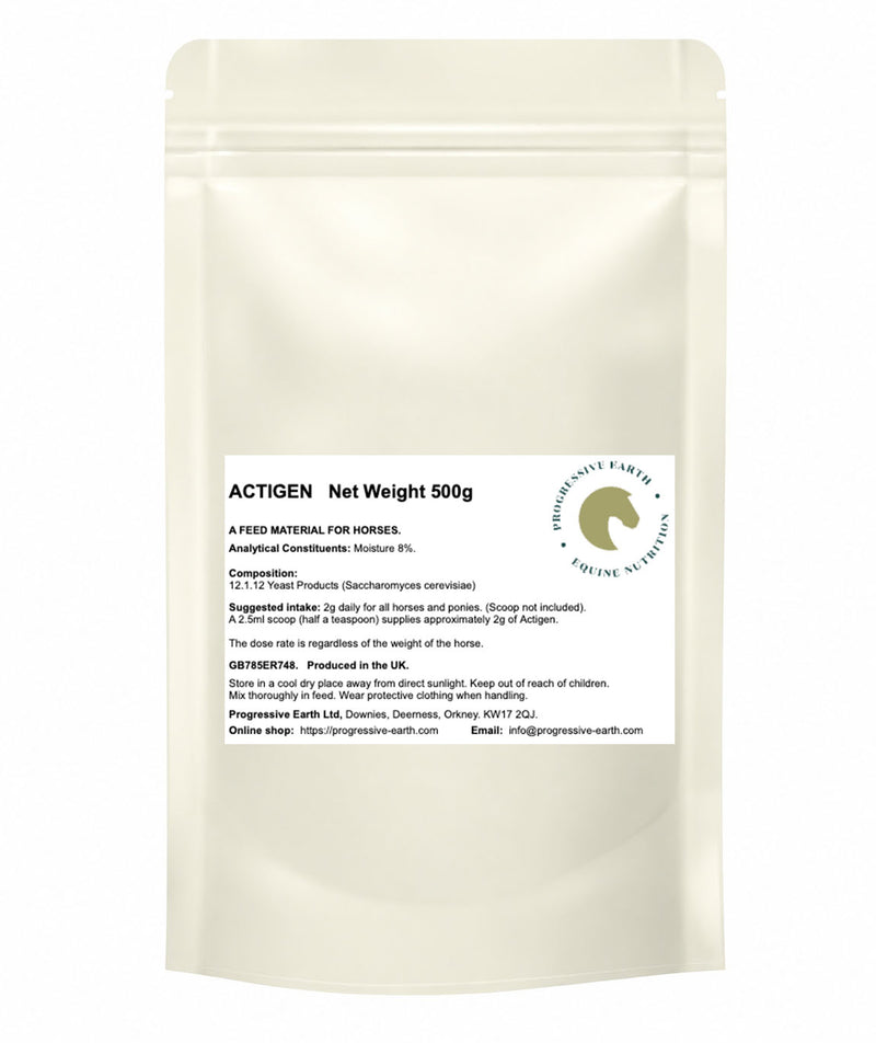 Actigen | Bioactive Yeast Supplement for Horse Gut Health & Immune Support