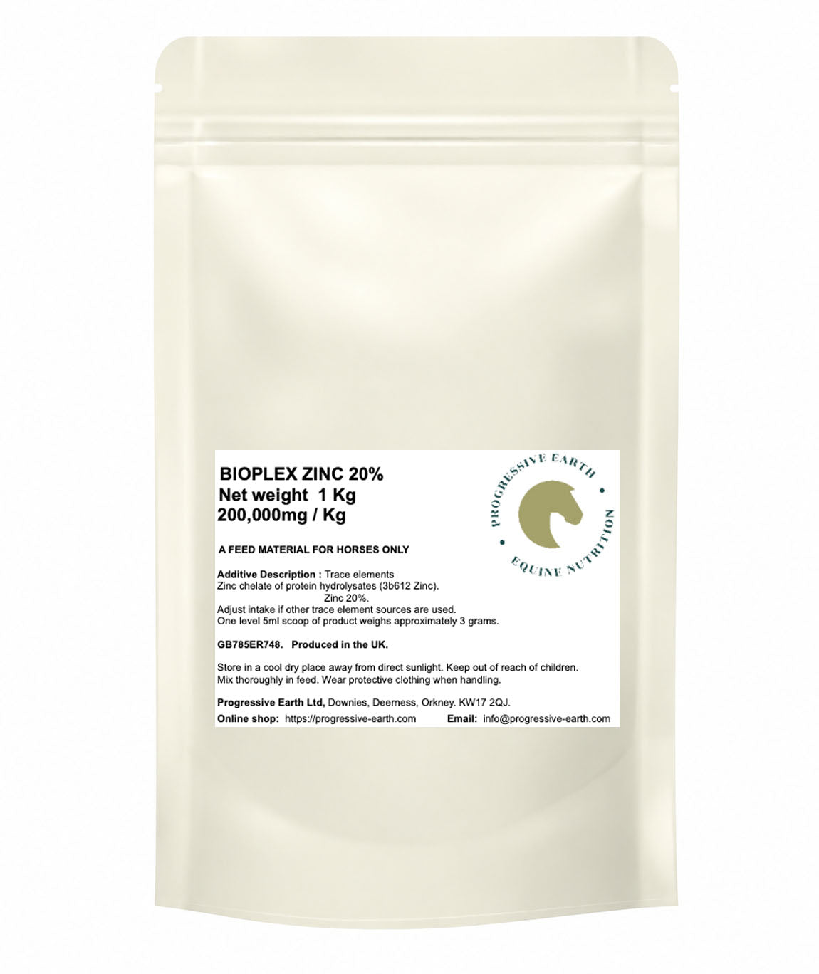 Bioplex Zinc (Zinc Proteinate) | 20% Elemental Zinc | Highly Absorbable Chelated Zinc for Horses