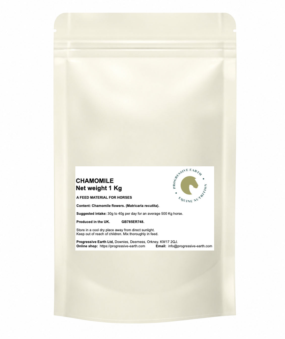 Chamomile Flowers Dried | Natural Digestive & Temperament Herb for Horses | Matricaria Recutita