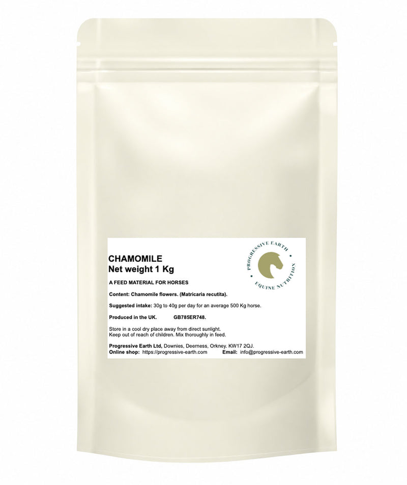 Chamomile Flowers Dried | Natural Digestive & Temperament Herb for Horses | Matricaria Recutita