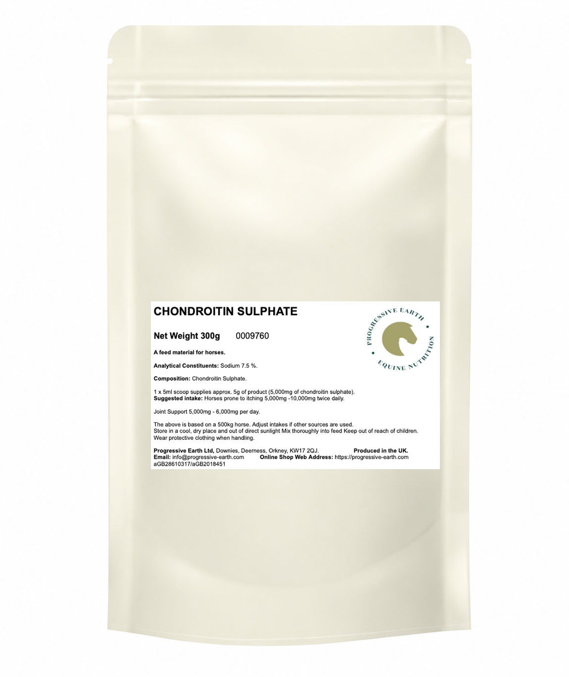 Chondroitin Sulphate | Natural Joint & Connective Tissue Supplement for Horses | Skin, Mane & Tail