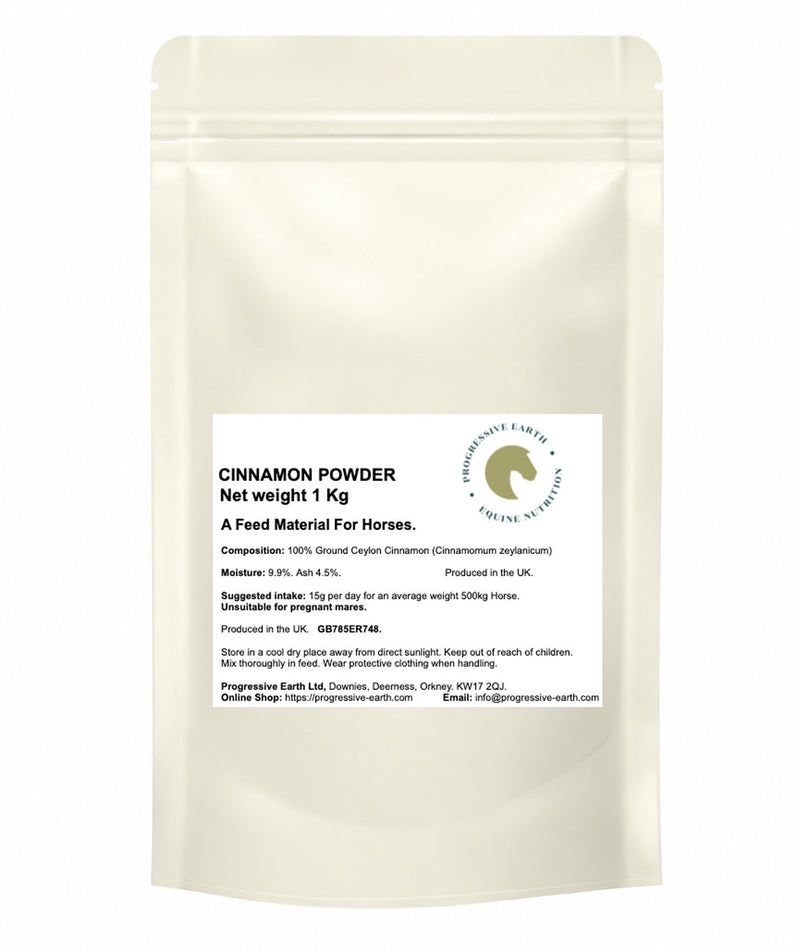 Ceylon Cinnamon Powder | Natural Metabolic & Digestive Herb for Horses | Cinnamomum Zeylanicum