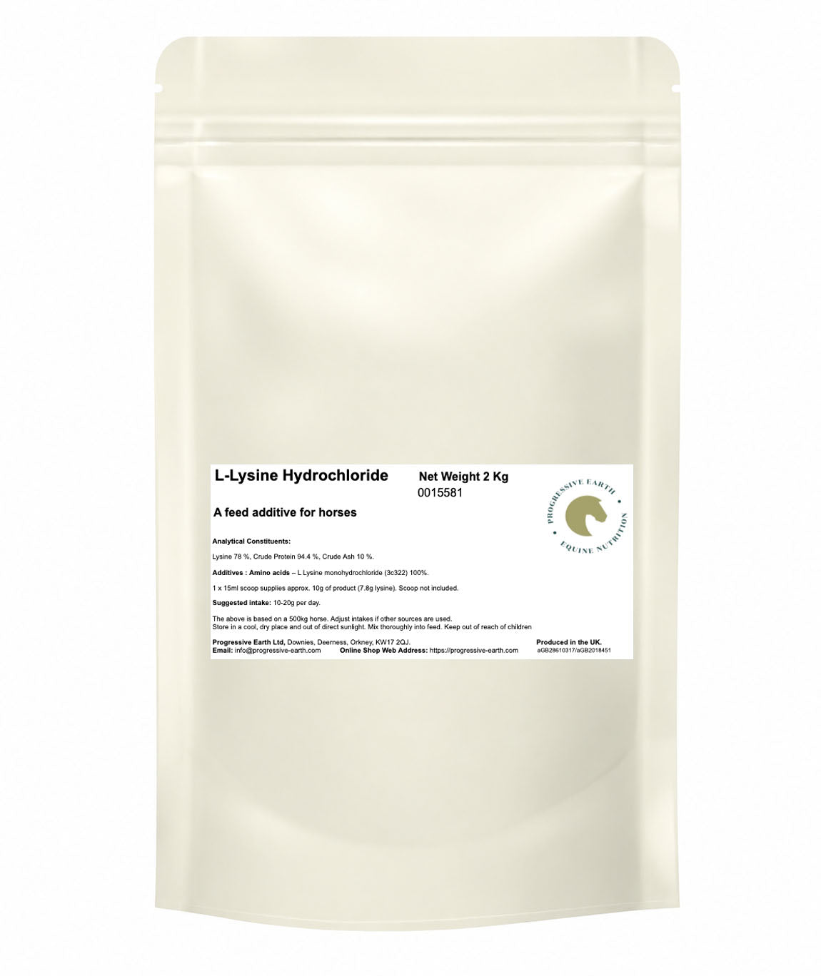 L-Lysine Hydrochloride | Essential Amino Acid Supplement for Horses | Muscle, Topline & Hoof Support