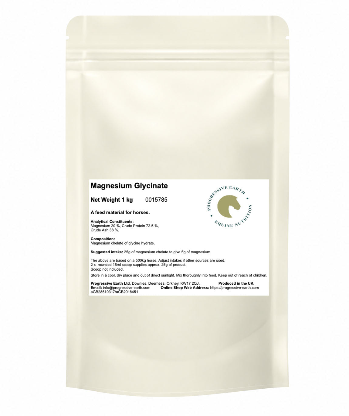 Magnesium Glycinate | Highly Absorbable Chelated Magnesium for Horses