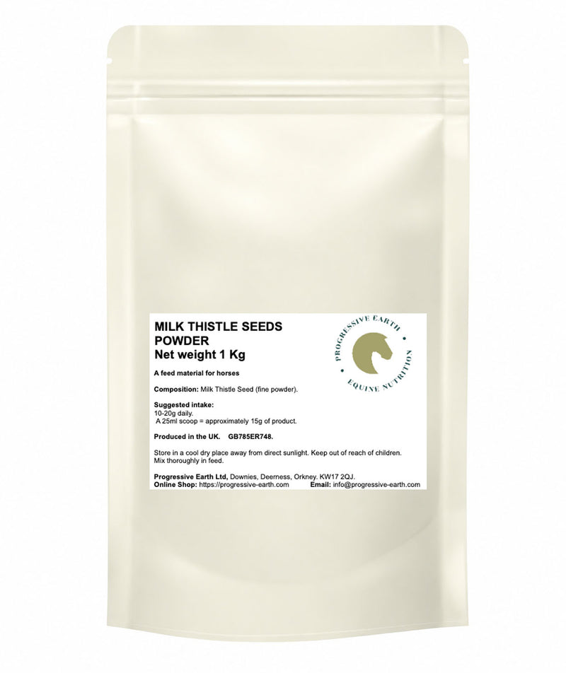 Milk Thistle Seed Powder | Natural Liver & Antioxidant Herb for Horses | Silymarin
