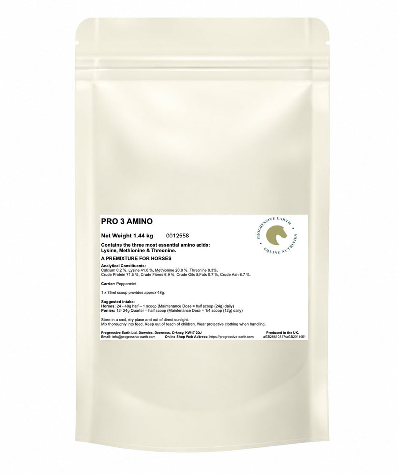 Pro 3 Amino | Lysine, Methionine & Threonine | Essential Amino Acids for Horses
