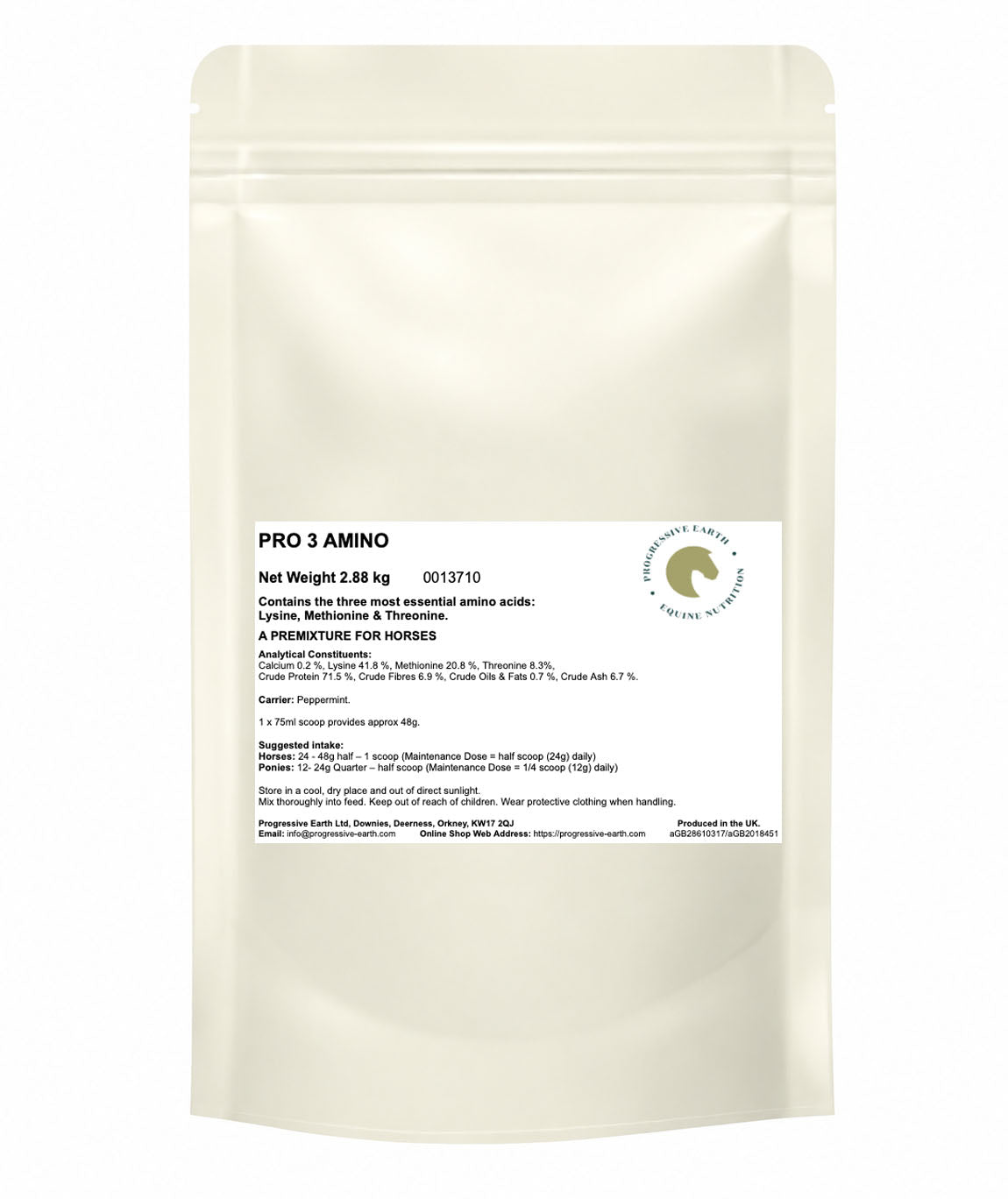 Pro 3 Amino | Lysine, Methionine & Threonine | Essential Amino Acids for Horses