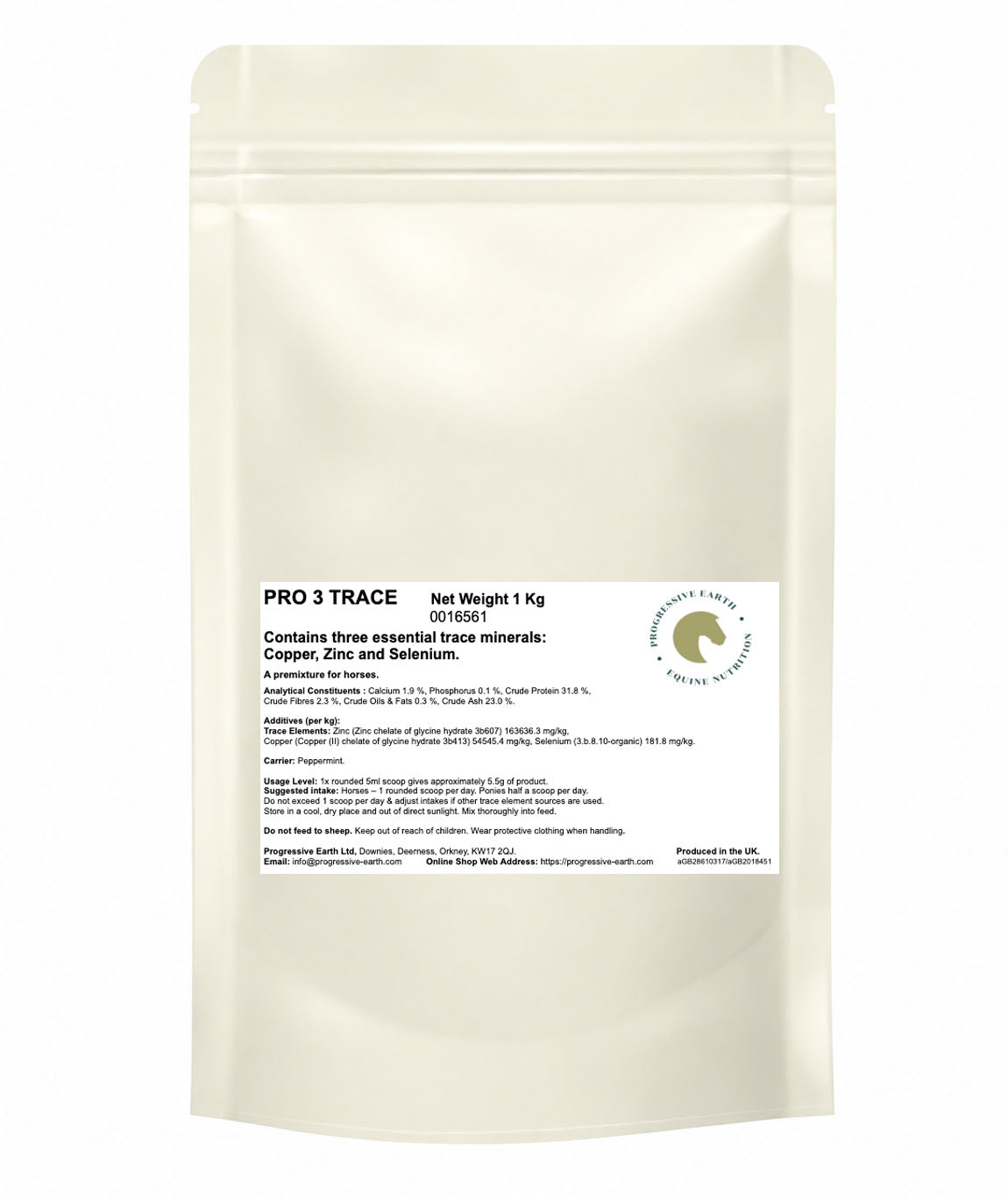 Pro 3 Trace | Copper, Zinc & Selenium for Horses | Low Sugar & Starch 0.86%