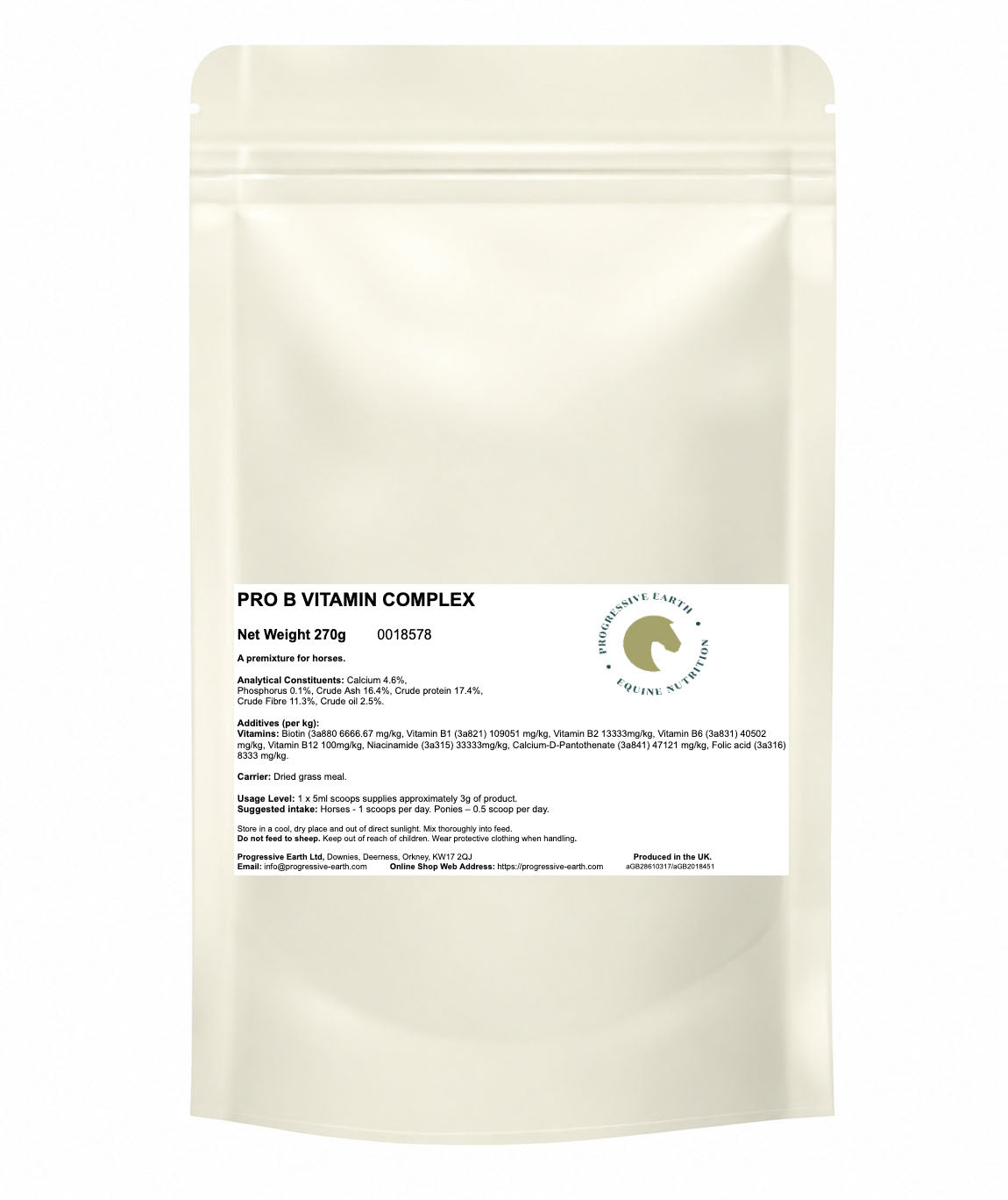 Pro B Vitamin Complex | All 8 Essential B Vitamins for Horses | Energy, Metabolism & Performance