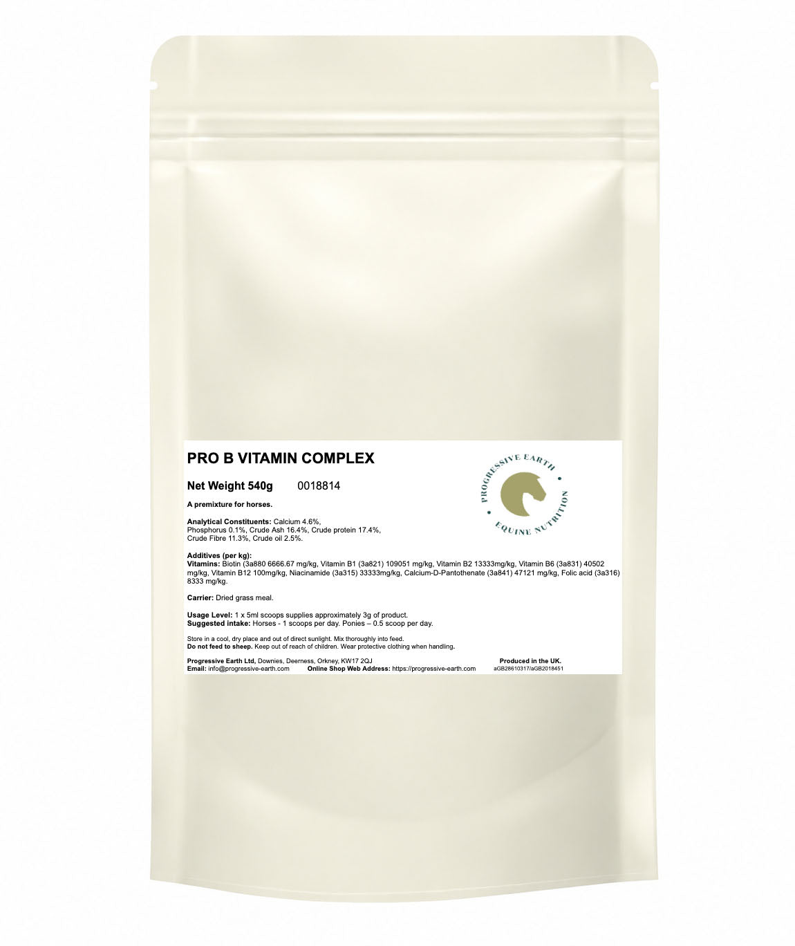 Pro B Vitamin Complex | All 8 Essential B Vitamins for Horses | Energy, Metabolism & Performance