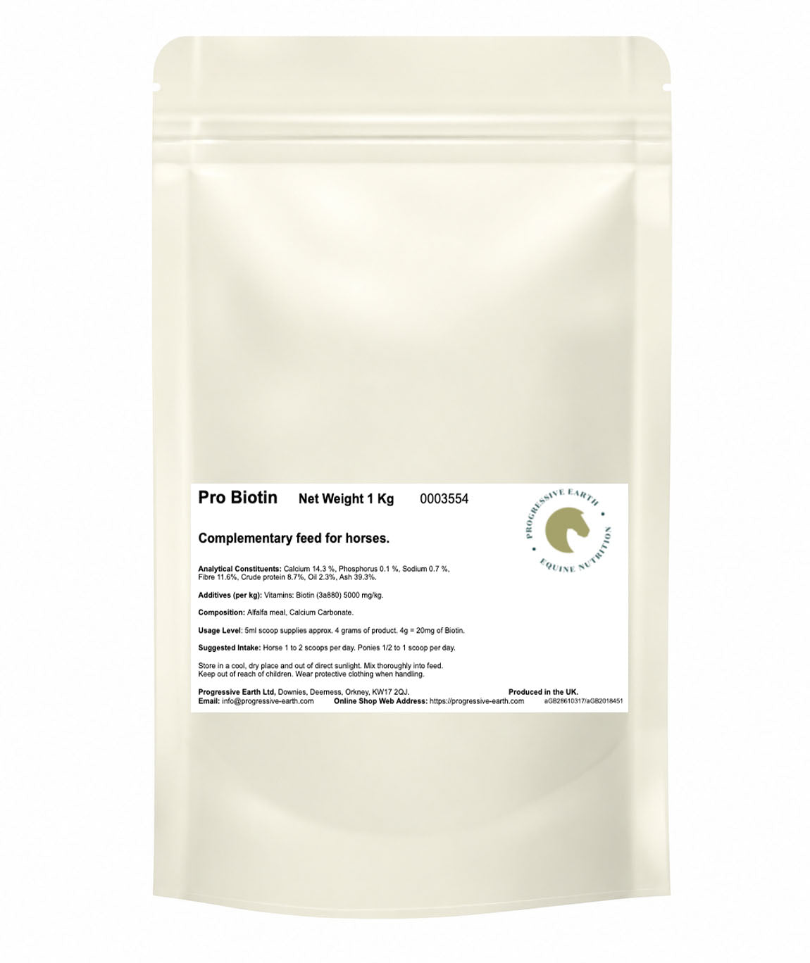 Pro Biotin | High Strength Horse Biotin |20mg serving - 250 Day Supply