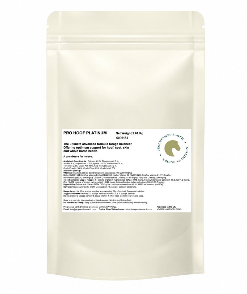 Pro Hoof Platinum | Advanced Horse Hoof, Coat & Skin Balancer Supplement with MSM