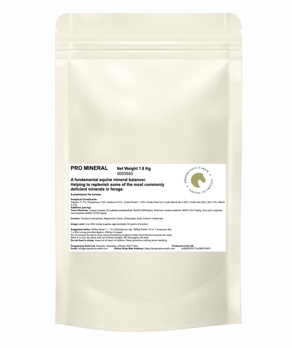 Pro Mineral | Equine Mineral Balancer for Horses at Grass | Low Sugar & Starch