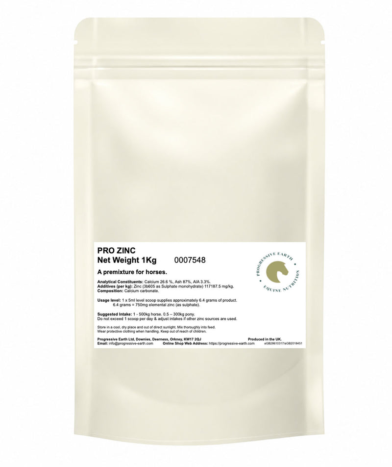 Pro Zinc | 750mg Elemental Zinc per Serving | Equine Hoof, Coat & Immune Support