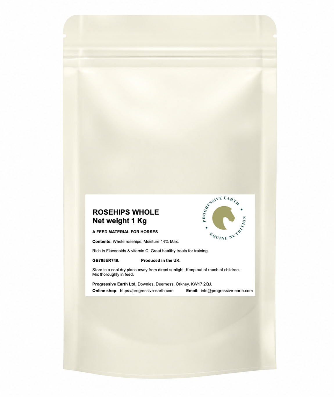 Rosehips Whole | Natural Vitamin C & Antioxidant Herb for Horses | Training Treat & General Tonic