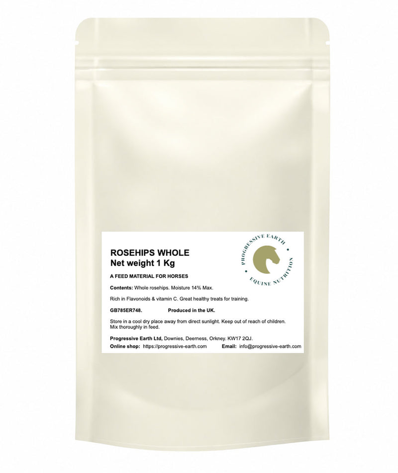 Rosehips Whole | Natural Vitamin C & Antioxidant Herb for Horses | Training Treat & General Tonic