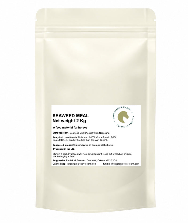 Seaweed Meal (Organic Hebridean) | Natural Iodine Source for Forage Balancing | Horses