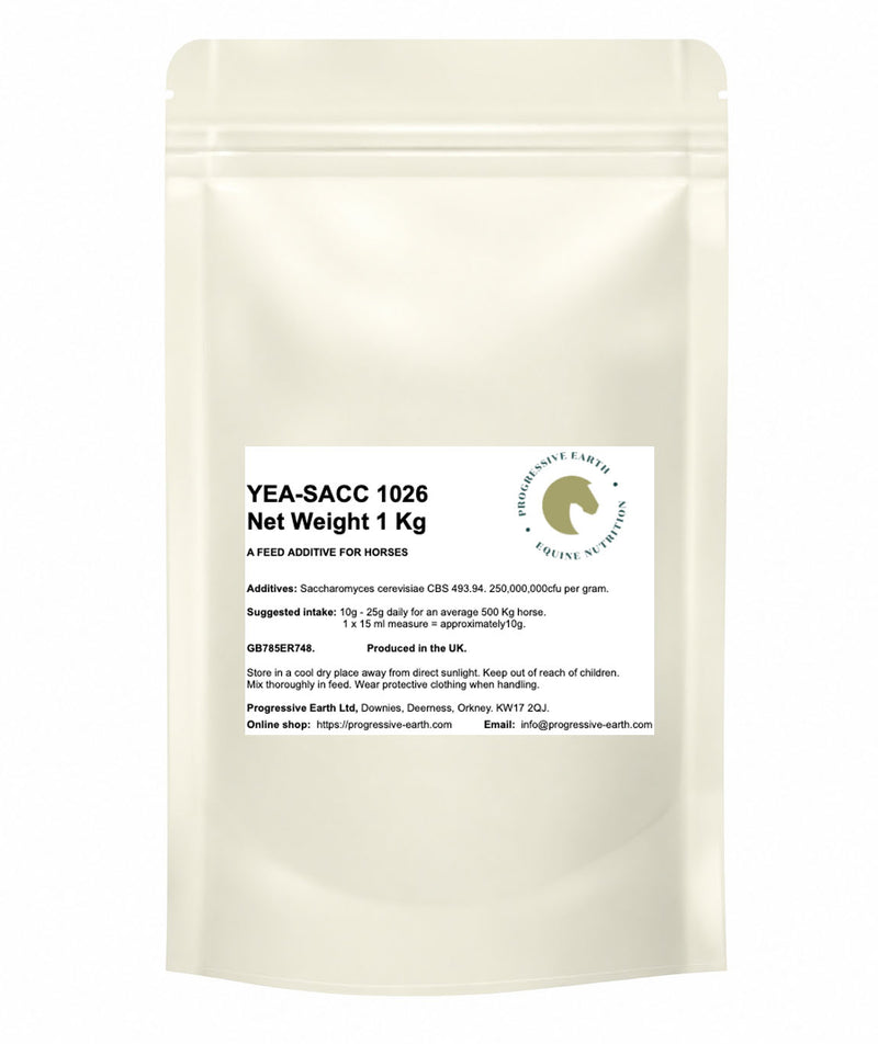 Yea-Sacc 1026 | Live Yeast Culture for Horses | Saccharomyces Cerevisiae 1026